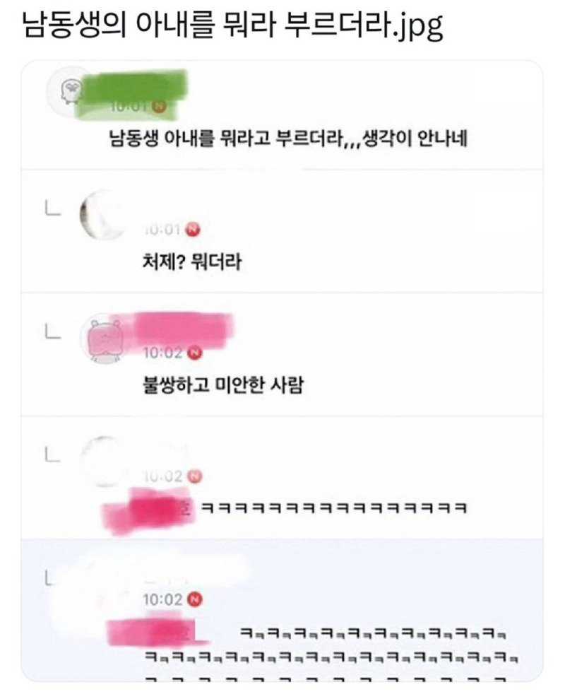 남동생의 아내를 뭐라 부르더라?